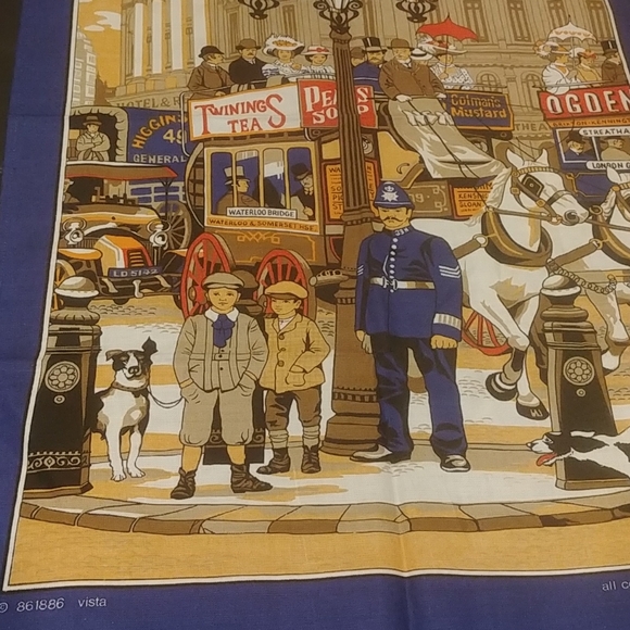 Vintage Irish Linen Souvenir Tea Towel - Picture 3 of 4